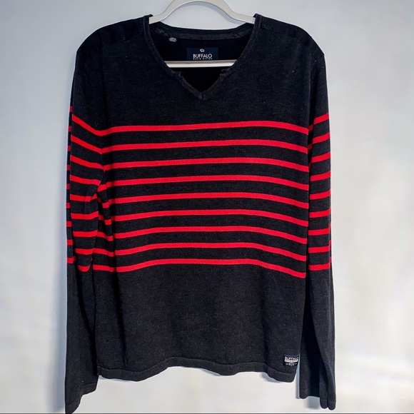 Men’s Long Sleeve Shirt XL Buffalo David Bitten - Picture 1 of 4